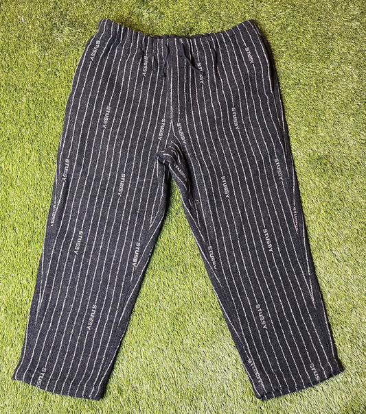 Nike x Stussy Striped Wool Pants Black