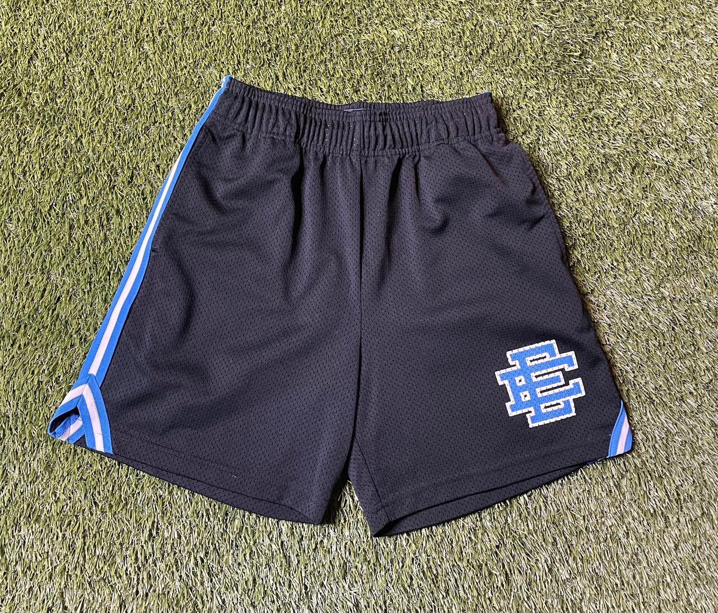 Eric Emanuel Mesh Black/Blue Shorts