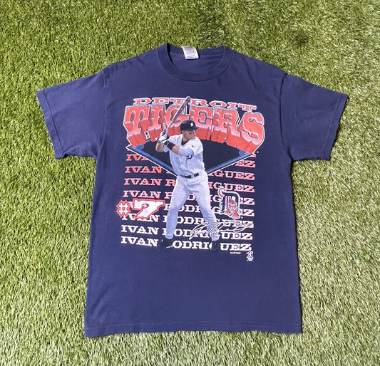 Vintage 2005 Ivan Rodriguez Detroit Tigers T Shirt