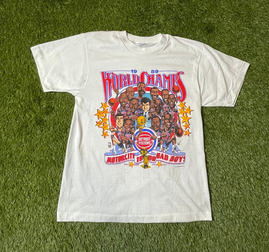 Vintage 1989 Detroit Pistons Champs T Shirt