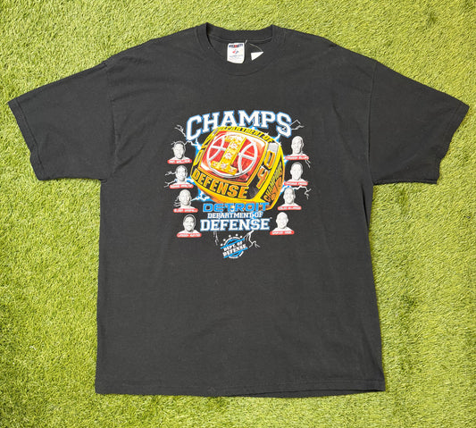 Vintage Detroit Pistons Department of Defense T Shirt