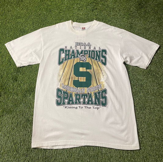 Vintage 2000 MSU Final Four Champions T Shirt