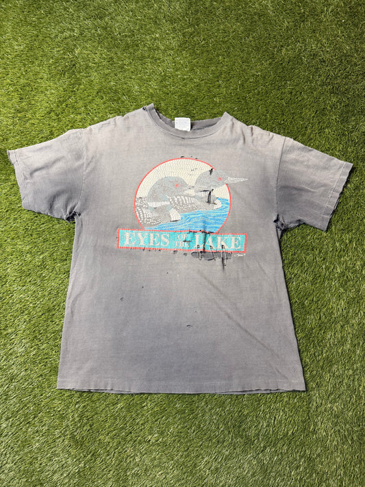 Vintage 90's Eyes of the Lake Duck T Shirt