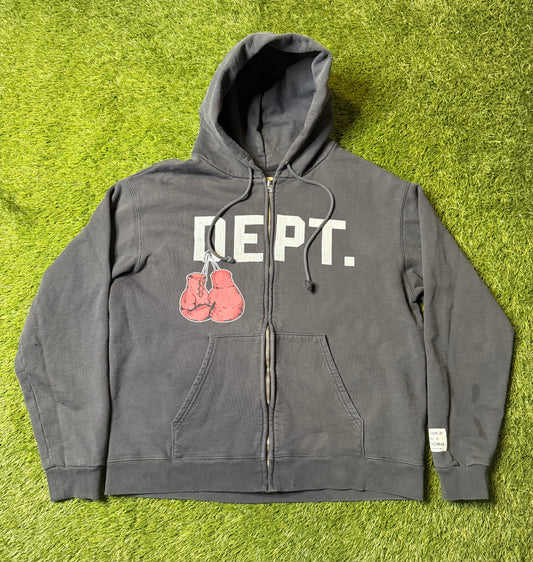 Gallery Dept Boxing Merch Zip Up Hoodie