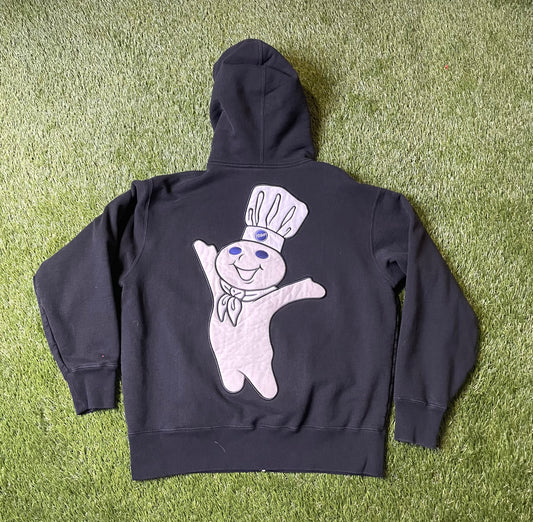 Supreme Doughboy Zip Up Hooded Sweatshirt Black