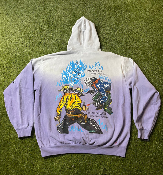 Warren lotas Running from the devil Hoodie