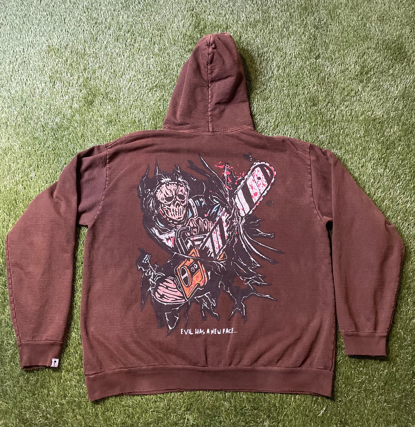 Warren Lotas Evil has a new face hoodie