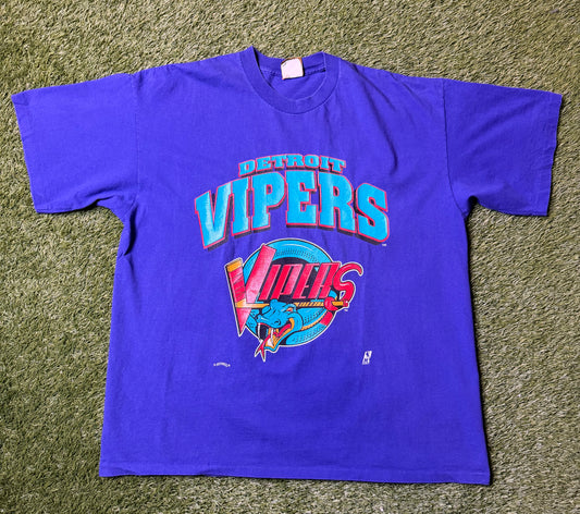 Vintage 90's Detroit Vipers T Shirt