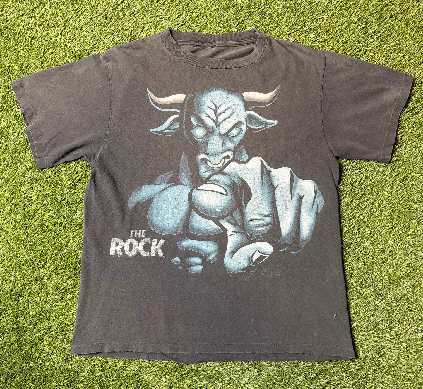 Vintage 90's The Rock Wrestling T Shirt