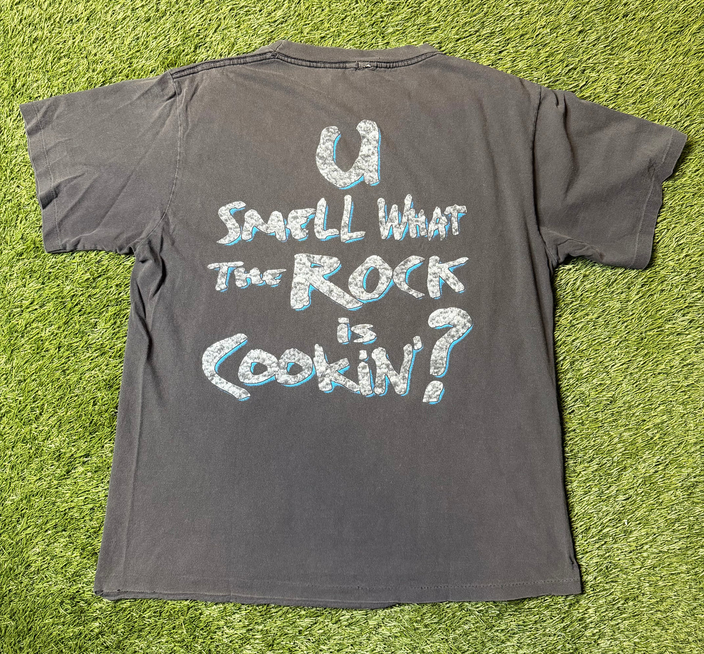 Vintage 90's The Rock Wrestling T Shirt