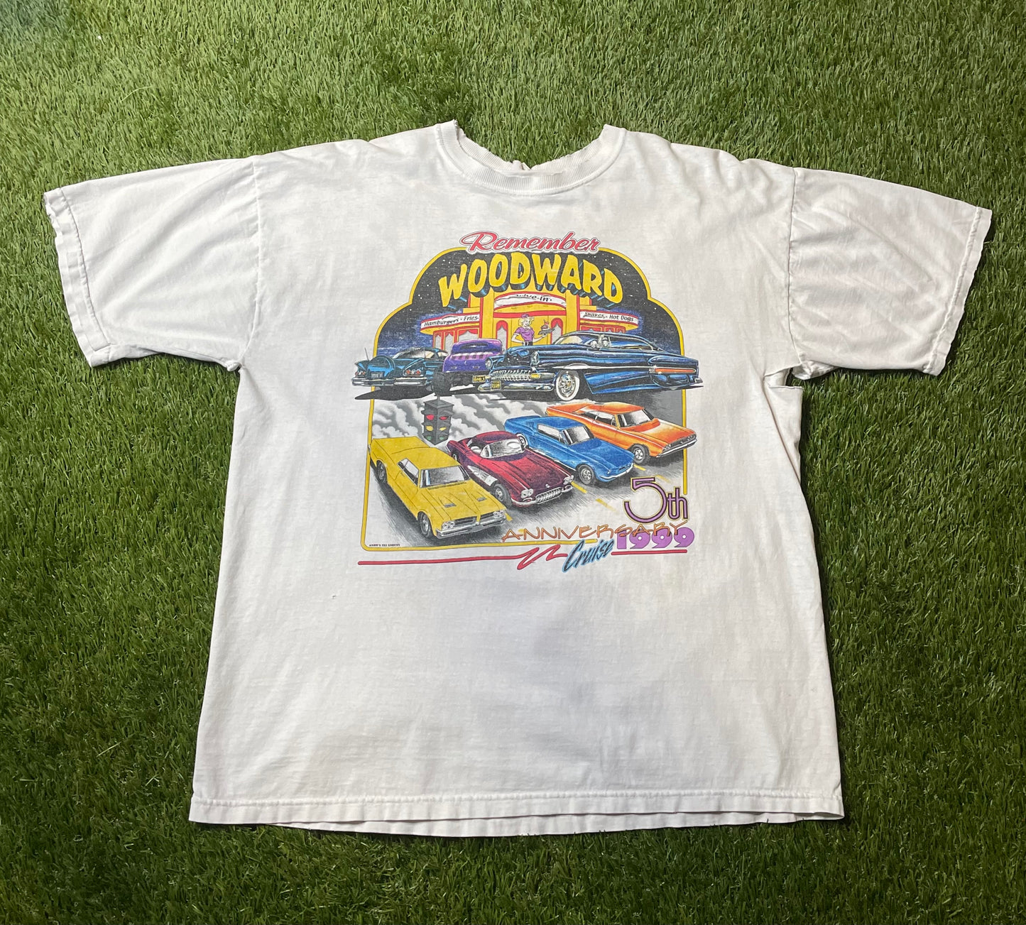 Vintage 1999 Woodward Dream Cruise T Shirt