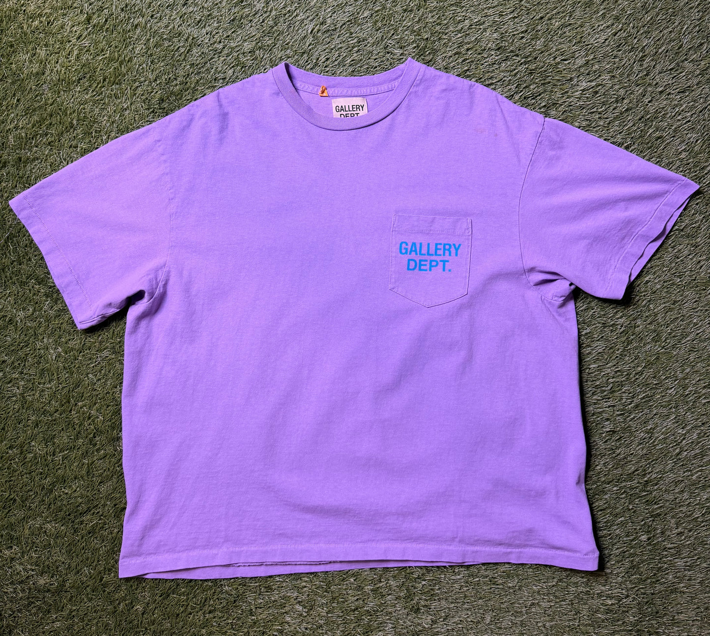 Gallery Dept Purple Pocket T Shirt