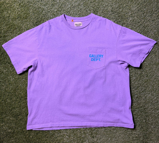 Gallery Dept Purple Pocket T Shirt