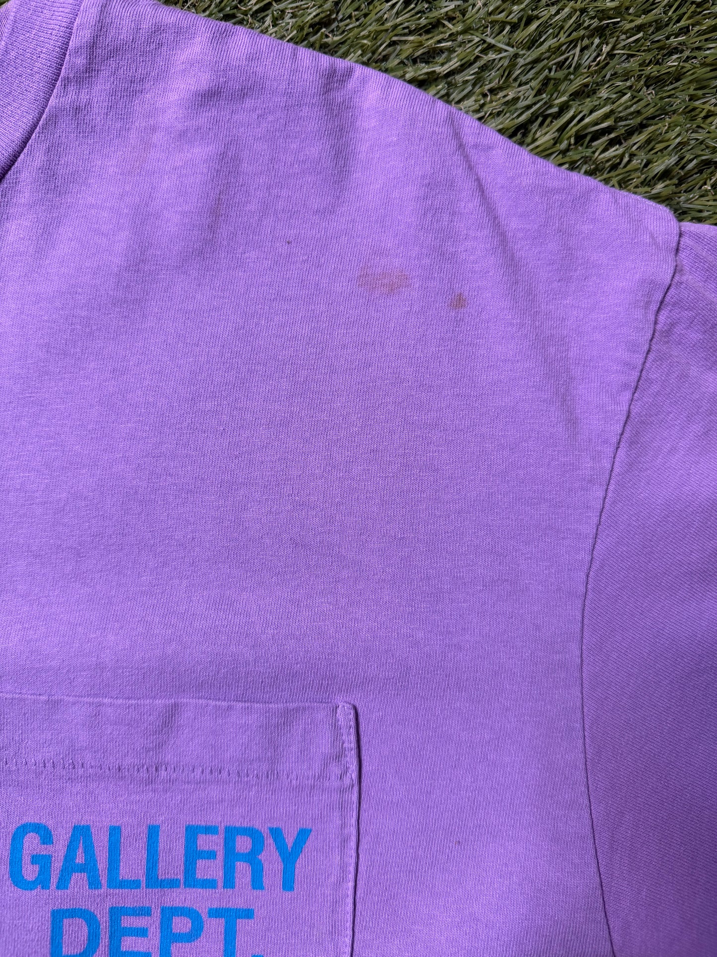 Gallery Dept Purple Pocket T Shirt