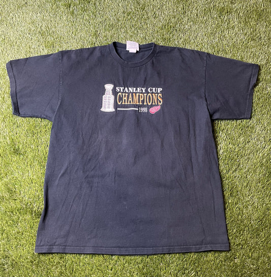 Vintage 1998 Detroit Red Wings T Shirt