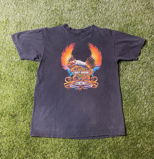Vintage 1998 Harley Davidson Eagle T Shirt