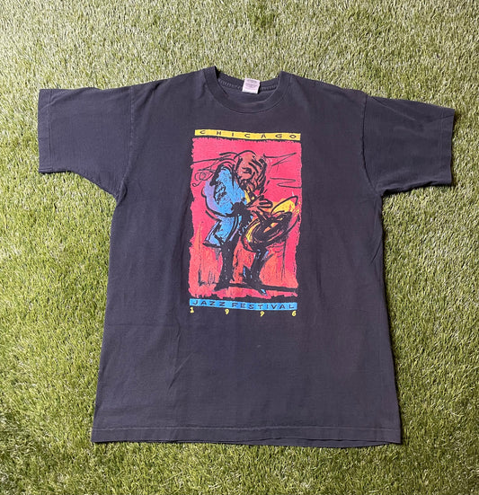 Vintage 1996 Chicago Jazz Festival T Shirt
