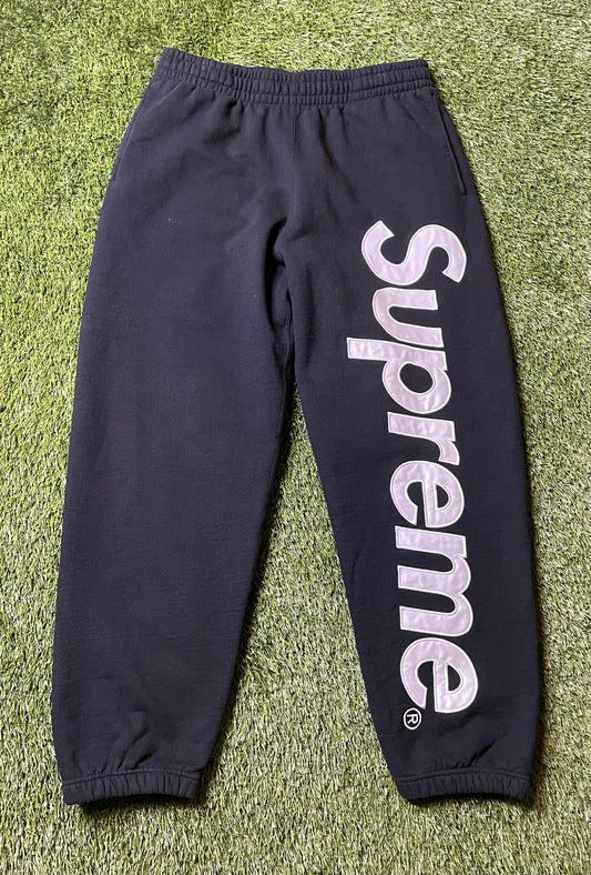 Supreme Satin Applique Sweatpants
