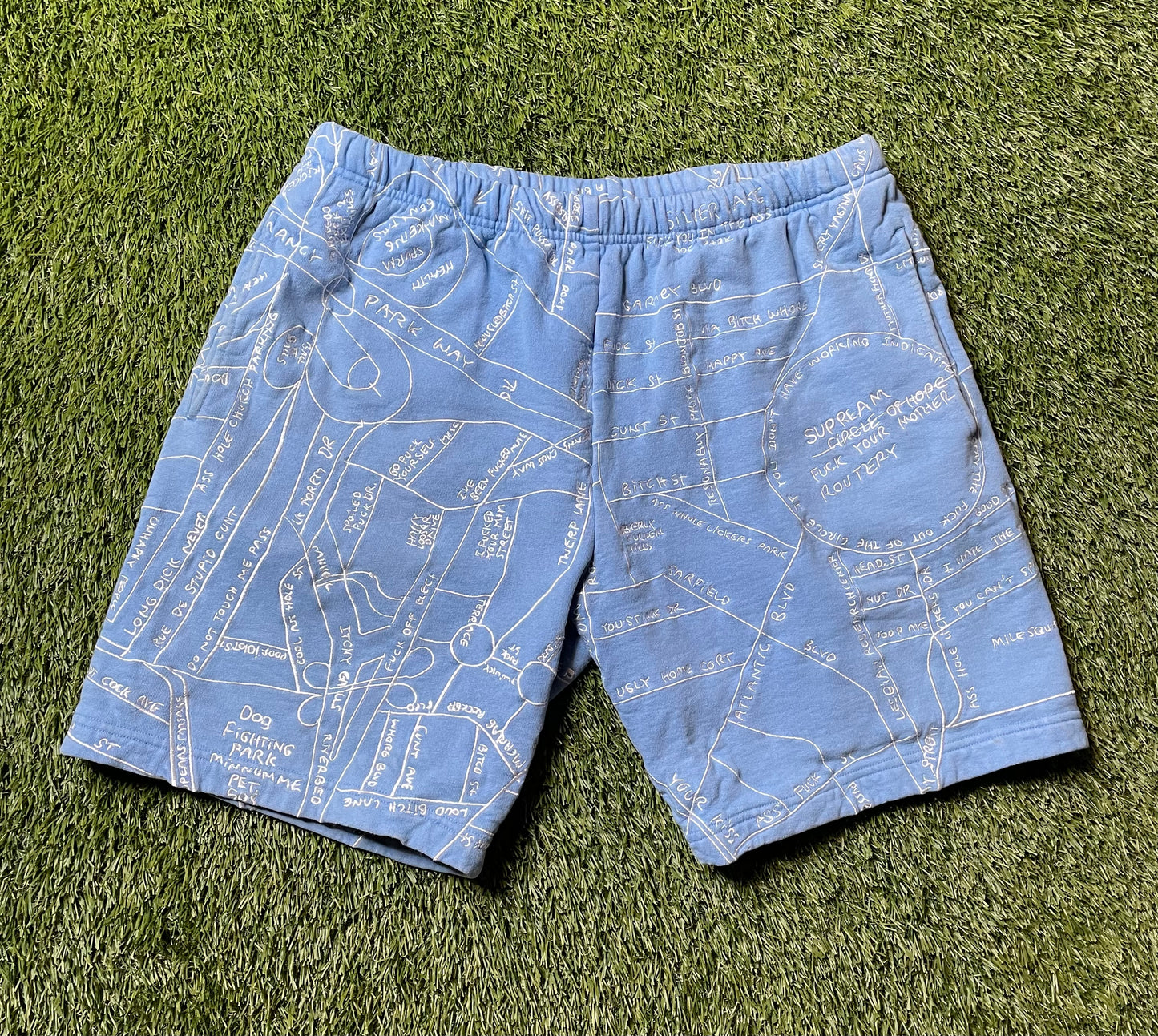 Supreme Gonz Map Sweat Shorts