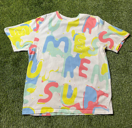 Supreme Painted Logo T Shirt