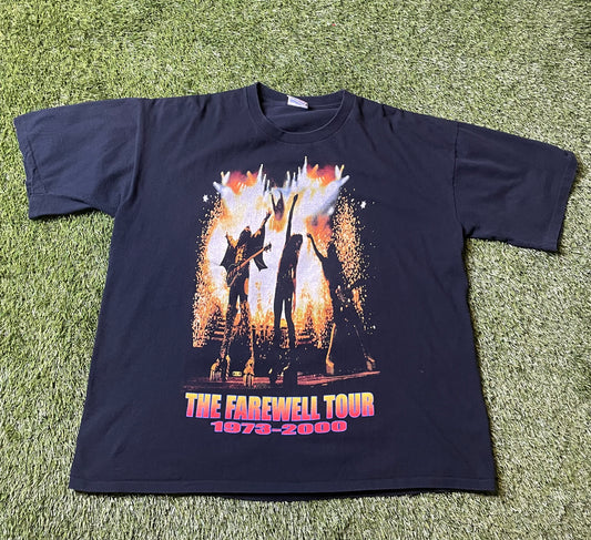 Vintage 2000 Kiss Farewell Tour T Shirt