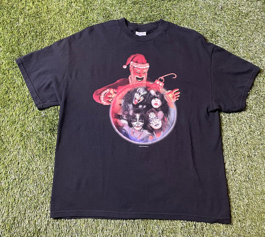 Vintage 2000 Kiss Christmas T Shirt