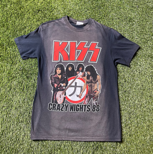 Vintage 1988 Kiss Crazy Nights T Shirt