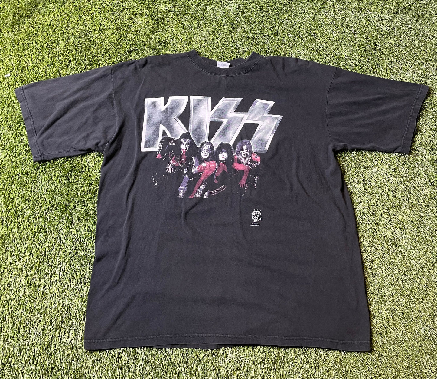 Vintage 1996 Kiss Autographed T Shirt