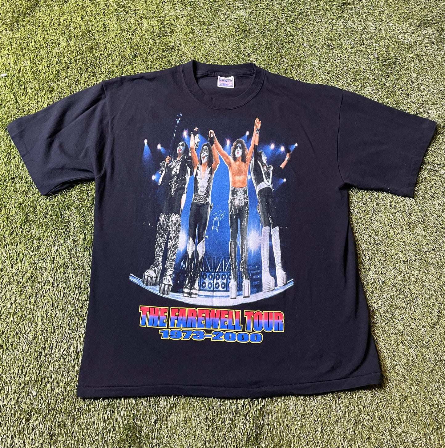 Vintage 2000 Kiss Farewell Tour T Shirt
