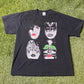 Vintage 2000 Kiss Farewell Faces Tour T Shirt