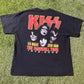 Vintage 2000 Kiss Farewell Faces Tour T Shirt