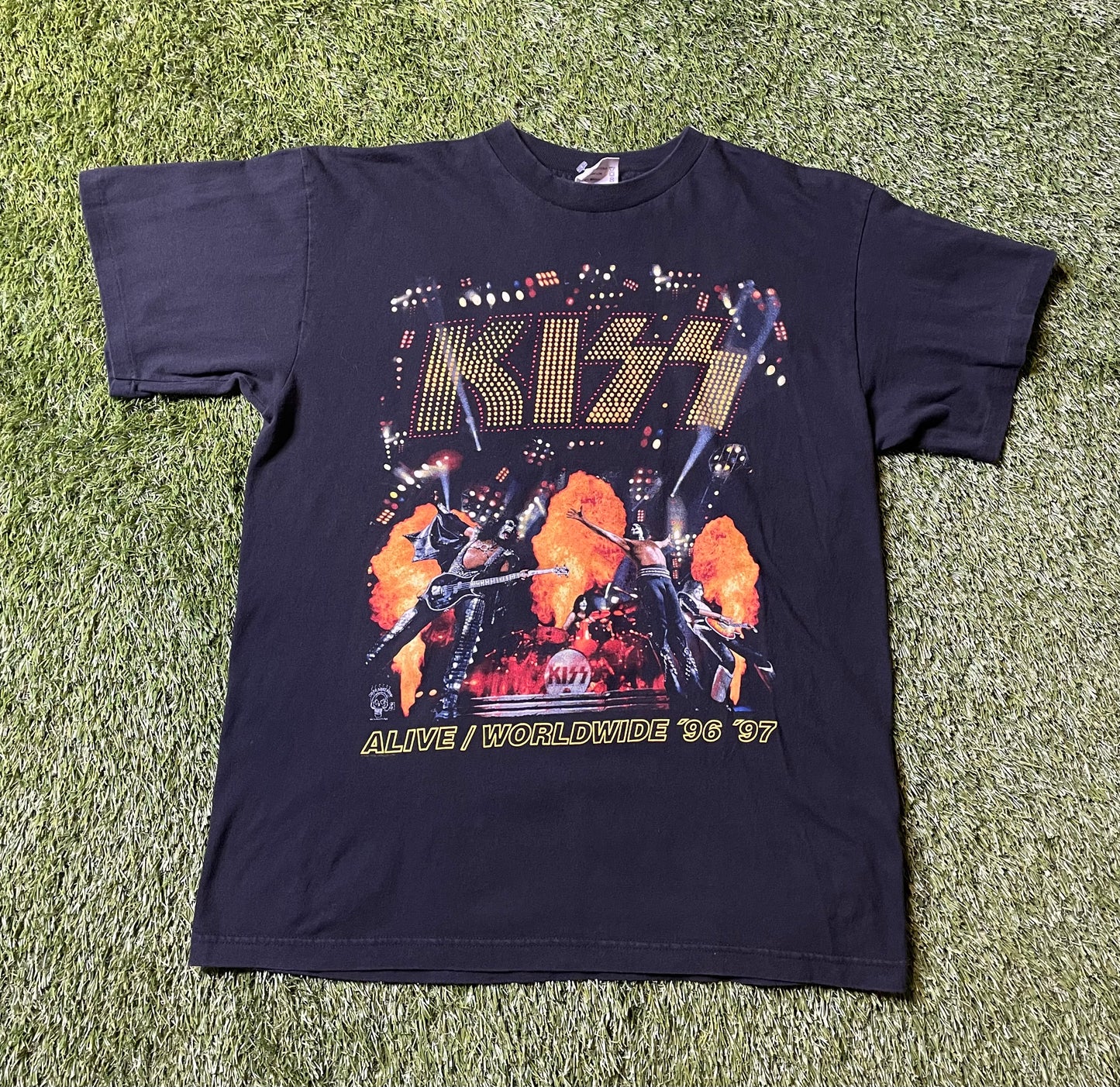 Vintage 1996 Kiss Worldwide Tour T Shirt
