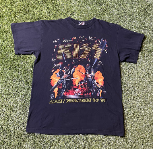 Vintage 1996 Kiss Worldwide Tour T Shirt