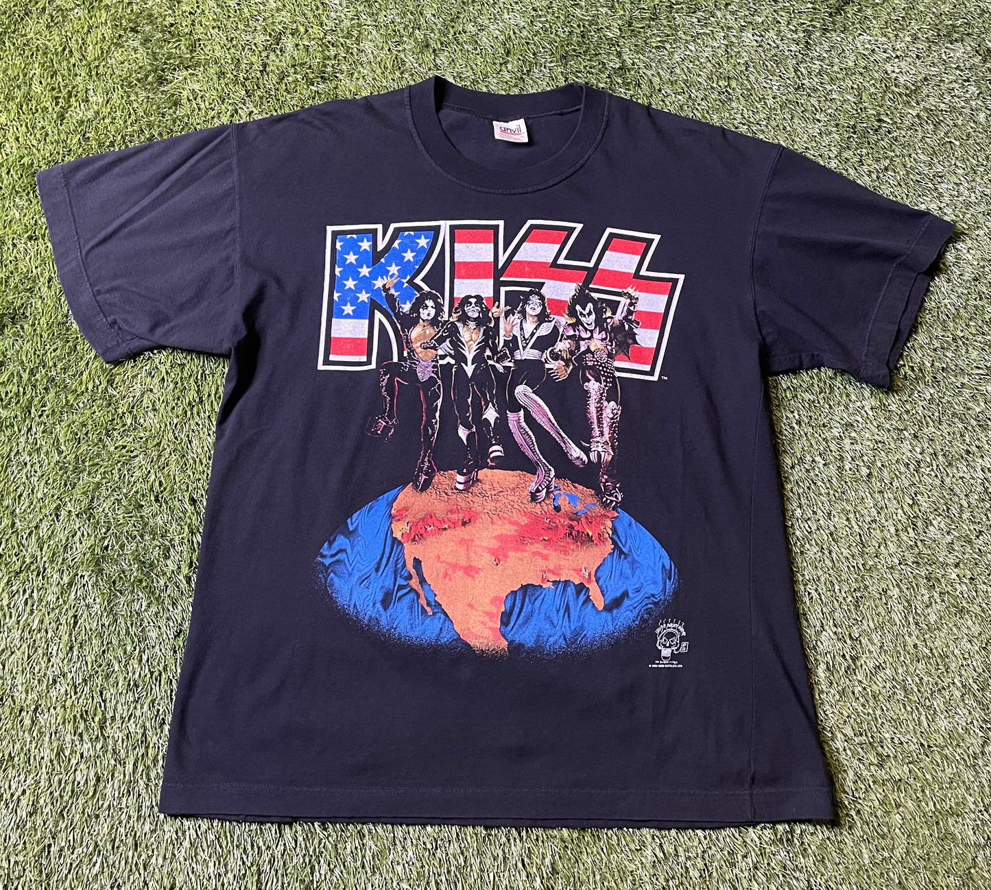 Vintage 1996 Kiss Tigers Stadium Concert T Shirt