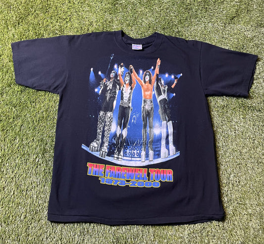 Vintage 2000 Kiss Farewell Tour T Shirt