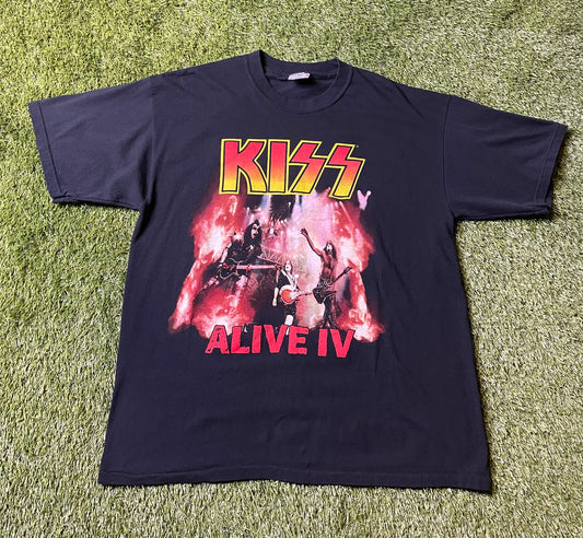 Vintage 1999 Kiss Alive IV T Shirt