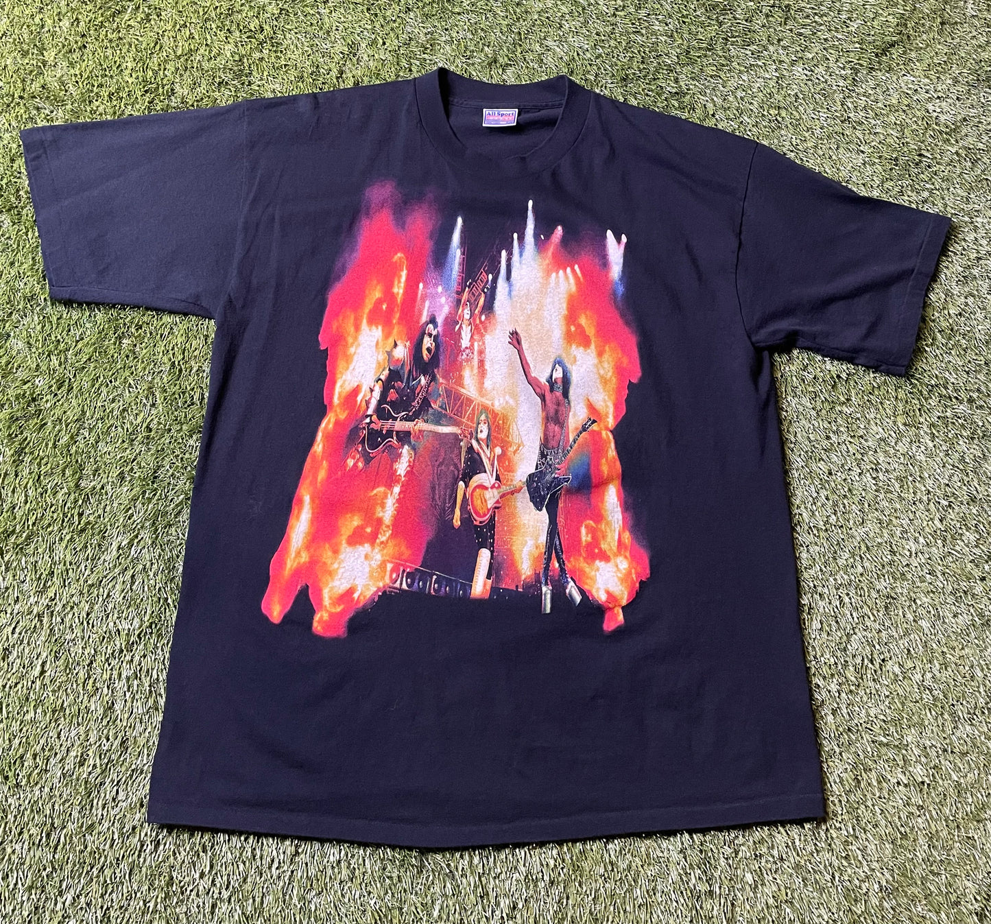 Vintage 2000 Kiss Rocks Detroit T Shirt