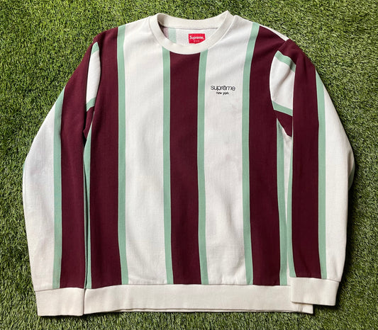 Supreme Striped Crewneck