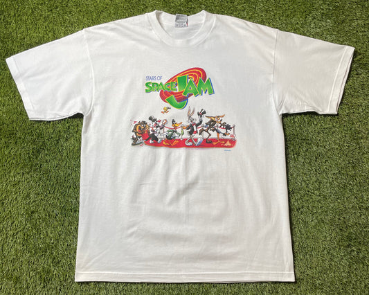 Vintage 1998 Space Jam Movie Promo T Shirt