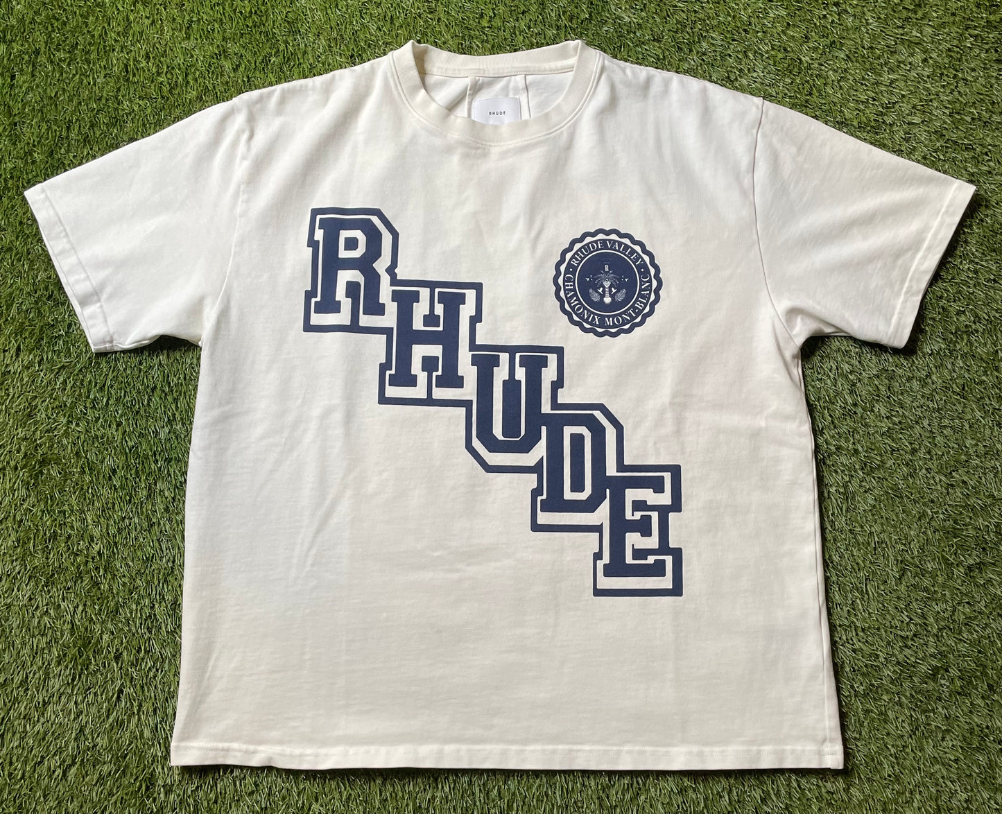 Rhude Collegiate Crest T Shirt