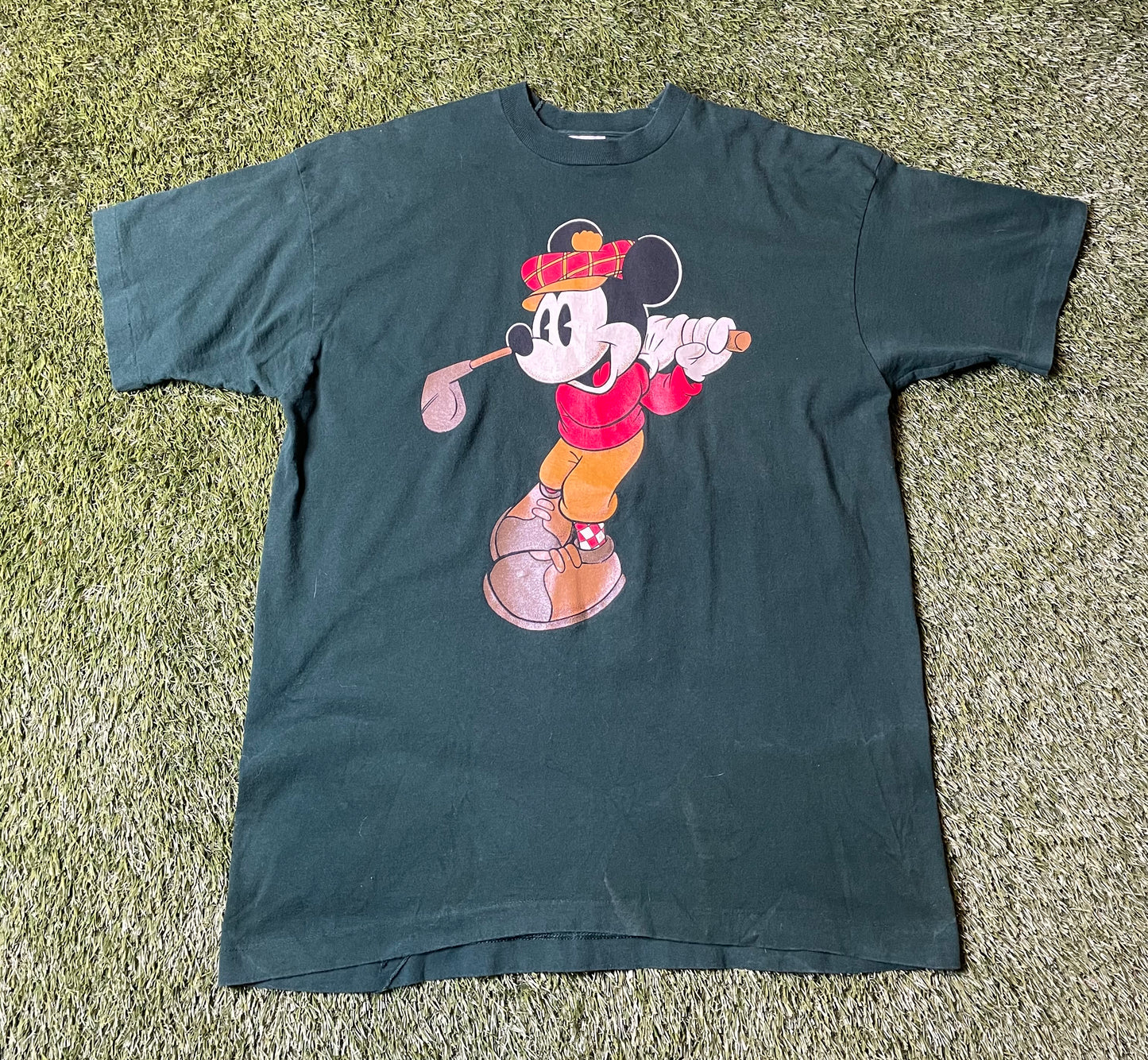 Vintage 90's Mickey Mouse Golf T Shirt