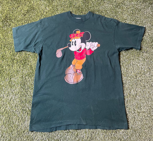 Vintage 90's Mickey Mouse Golf T Shirt
