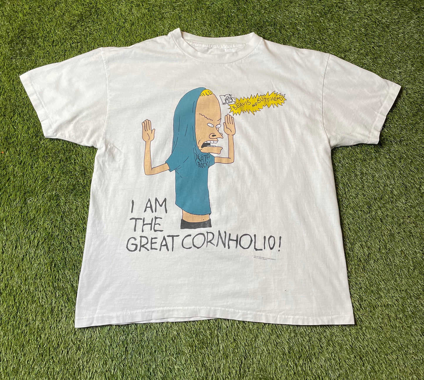 Vintage 1995 Beavis & Butthead Cornholio T Shirt