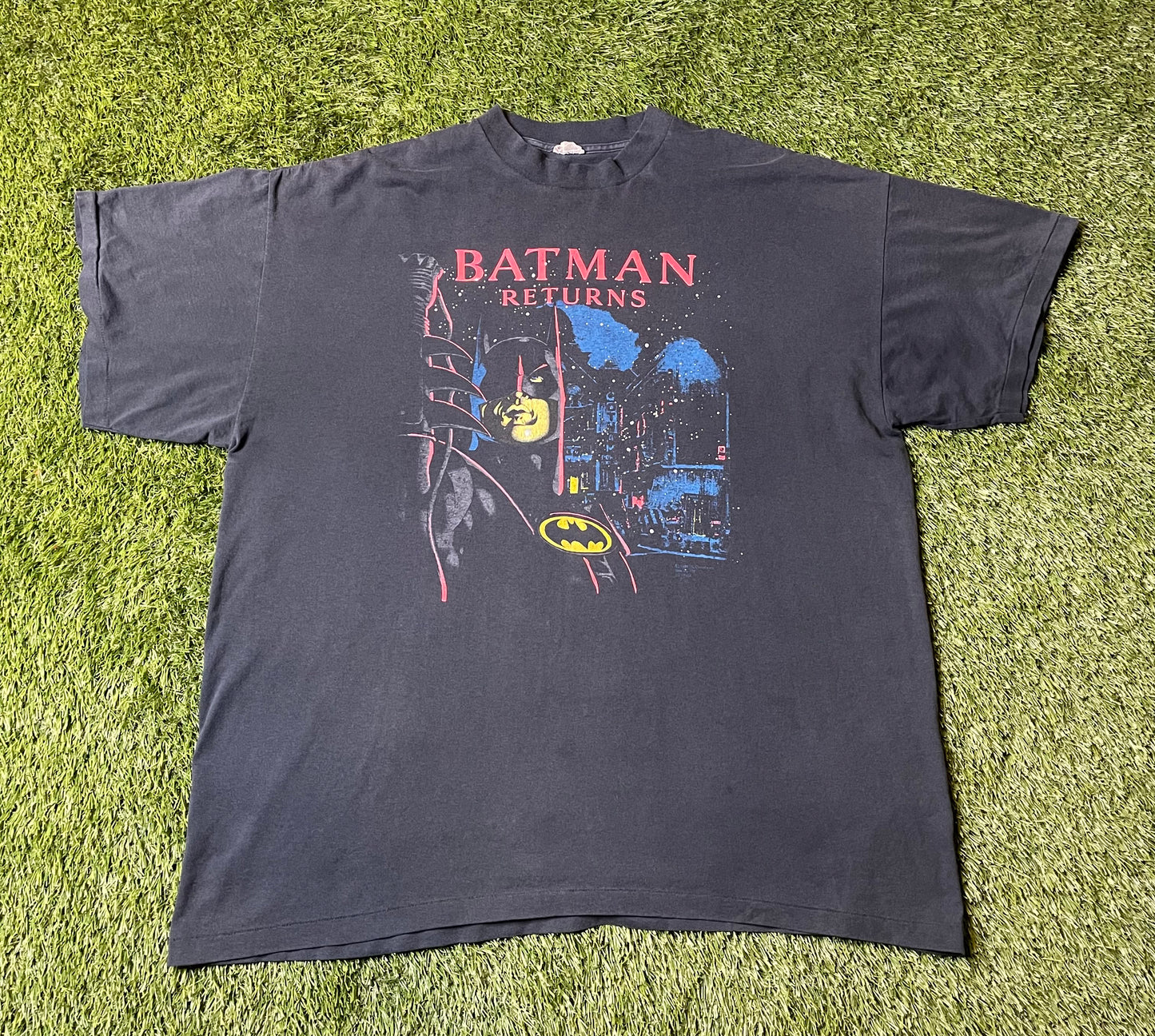 Vintage 90's Batman Returns Movie Promo T Shirt