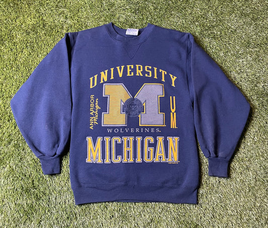 Vintage 90's Michigan Ann Arbor Crewneck