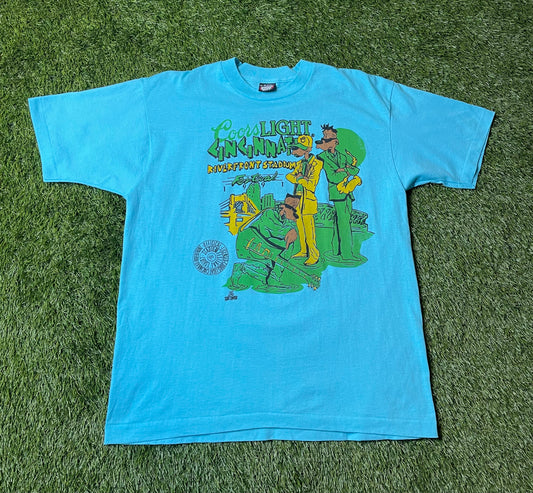 Vintage 1991 Coors Light Cincinnati Music Festival T Shirt