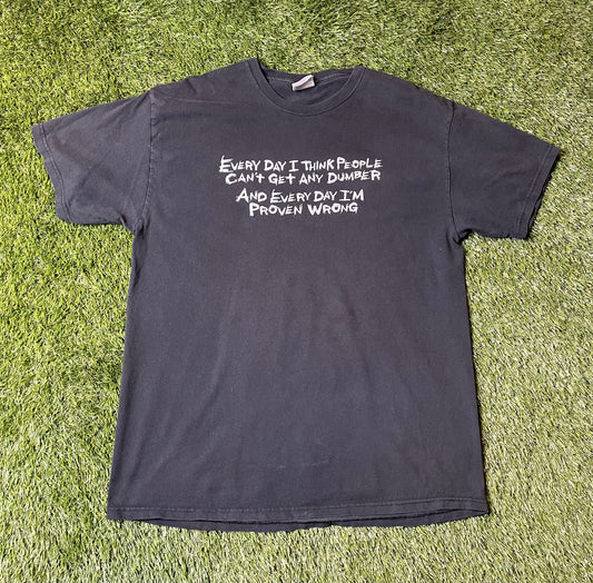 Vintage 90's Dumb People T Shirt