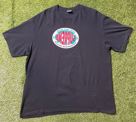 Supreme Authorized Dealer Black T Shirt