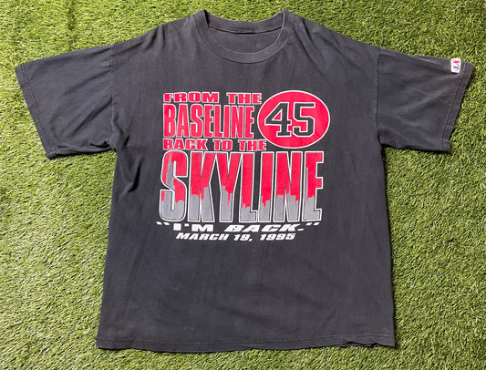 Vintage 1995 Im Back Michael Jordan T Shirt