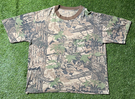 Vintage Real Tree Camo Pocket T Shirt